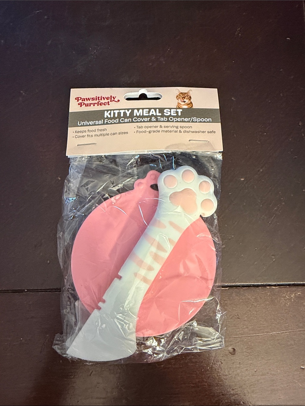 Pawsitively Purrfect Kitty Meal Set - Pink & White
